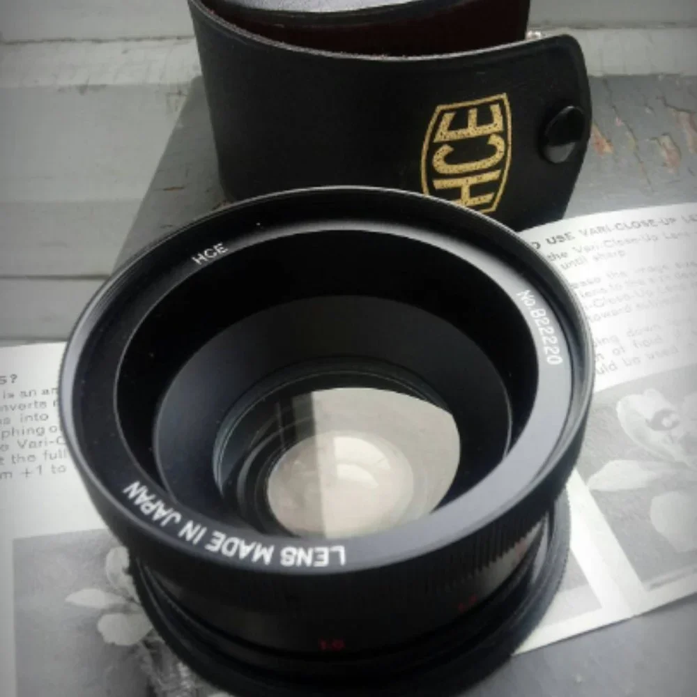 Vintage 60s working HCE Vari Close up photography lens - Tiffen camera accessory